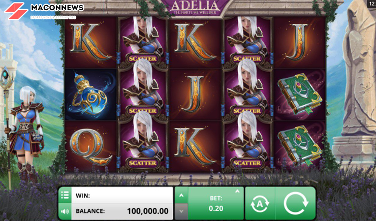 Hướng dẫn cách chơi Adelia the Fortune Wielder Slot
